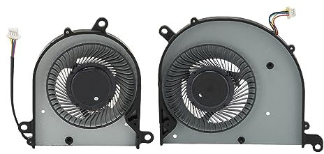 Laptop Cooling Fan for MSI PS63 Modern 8RC 8SC MS 16S1, Notebook Computer Cooler Fan, Aluminium Alloy and ABS Material, 4 Pin Connector, Efficient Temperature Control, (CPU and GPU)