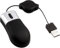 Mini souris optique rétractable USB-C pour ordinateur portable, tablette, PC – Design ultra compact, souris d'ordinateur portable filaire pour Windows