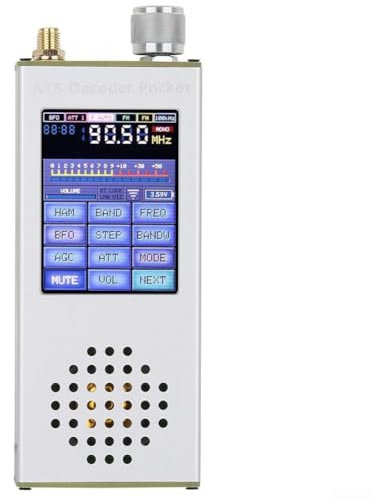 DAZZLEEX SI4732 Digitaler Funkempfänger mit 6,1 cm Touchscreen FM SSB LW SW Band Unterstützung RDS Funktion Eingebauter 4000mAh Akku Typ-C Aufladen Audioausgang