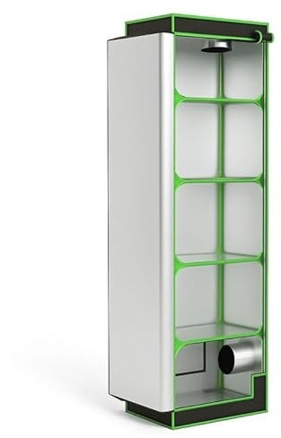 Weedness Dark Box Grow-Box für Indoor-Zucht 60x40x200 cm Propagator - Zuchtzelt Growschrank Growzelt Zuchtbox Gewächszelt Homebox lichtdicht