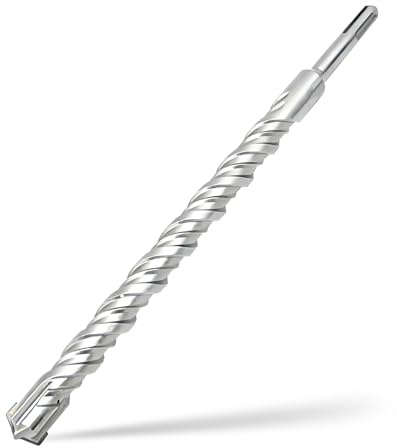 Broca para hormigón SDS Plus 20x260mm,4 cortes de metal duro y doble hélice,para piedra natural,hormigón