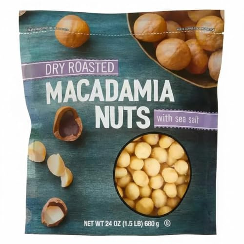 Fakhri Dry Roasted Macadamia Nuts with Sea Salt 680g
