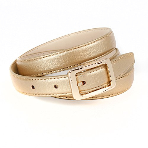 Anthoni Crown Damen A4WETG3 Gürtel, Gold (Beige-Gold 034), 110