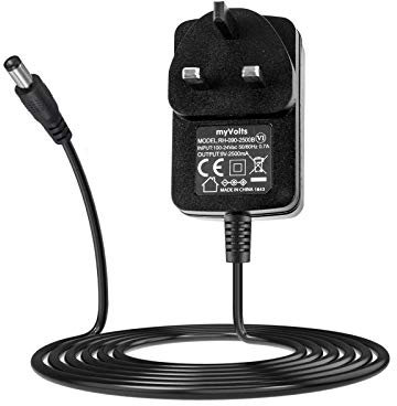 myVolts 9V power supply adaptor compatible with Korg Volca Drum Synth - UK plug
