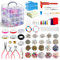 Jewelry Making Kit, 1960 pcs, Supplies Includes Beads, Instructions, Findings, Wire for Bracelet, Necklace, Earrings Making Kit for Adults by Inscraft