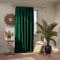 AmeliaHome Blackout Vorhang 140x270 cm dunkelgrün 1 St. Kräuselband Verdunkelungsvorhang Blickdicht Fensterdekoration Dekoschal Dekorvorhang Blackout