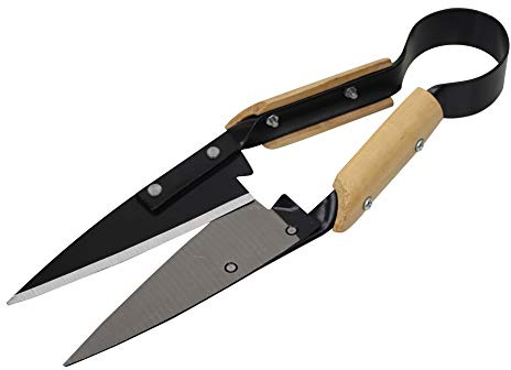 U&T Handschere für Schafscheren, Einzelbogen gerade Schafschere für Alpaka, Haustier, Pferd, Hund, 15,5 cm Klingenlänge