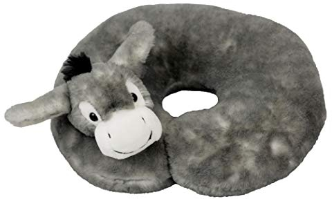 Inware 7136 - Nackenkissen Esel, grau, Nackenhörnchen
