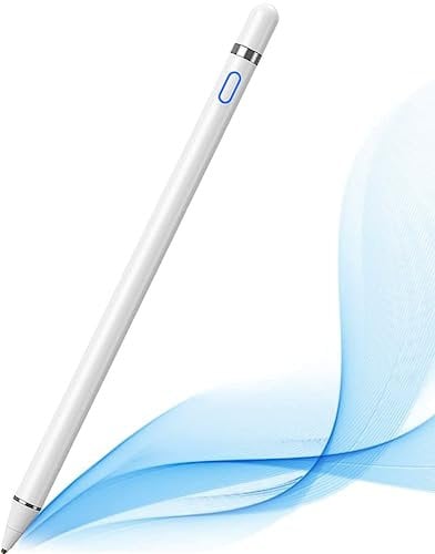 Stylus Pen for iPad Touch Screen Pen Capacitive 1.5mm Fine Point Rechargeable Digital Pen Compatible with iPhone/iPad/iPad Pro/Samsung Android/Tablets/iOS and All Other Touch screen Devices