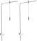 Mikikit Soporte De Luz De Acuario - Lámpara De Pescado Inoxidable 1Set Acuático LED - Estante De Iluminación Para Pecera
