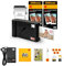 KODAK Mini 2 ERA 4PASS Mobiler Fotodrucker (5,3x8,6cm) Gift Paket + 8 Blatt im Lieferumfang enthalten + 60-Blatt-Patrone, Schwarz