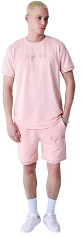 Project X Paris T-Shirt Logo brodé en Relief Rose M