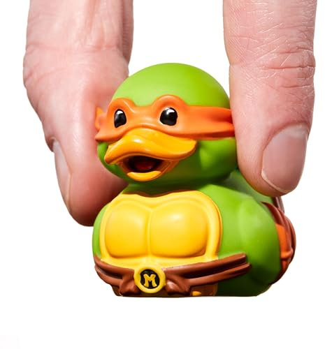 TUBBZ Mini Michelangelo Collectible Vinyl Rubber Duck Figure - Official TMNT Merchandise - Action TV, Movies & Video Games