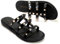 Sandales Plates pour Femme - Chaussures d'Été Confortables et Chic, Nu-Pied Tong Compensée pour La Plage et L'extérieur