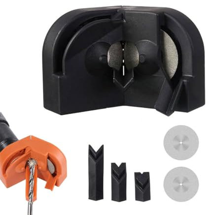 Grishay SharpMax Pro, Libiyi SharpMax Pro, Outfany Drill Bit Sharpener, Multipurpose Drill Bit Grinding Sharpener, DIY Sharpening Tool, High Hardness Drill Bit Grinding Sharpener for All Bits (Black)
