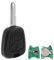 Clé à Distance 433mhz ID46 pour Peugeot 106 107 206 306 307 207 407 Partner pour Citroën C1 C2 C3 C4 Saxo Picasso (pour Peugeot)
