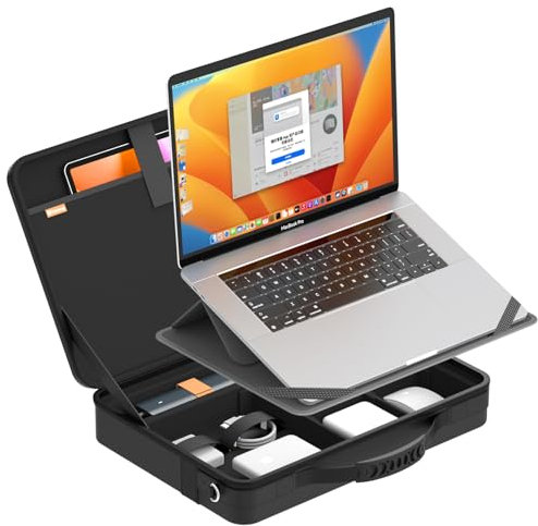 Smatree Sac à bandoulière pour ordinateur portable avec support(A485S), Noir - pour Apple, per 15-16 pollici Apple Macbook (A485S)