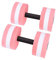 Dilwe 1 Paar Wasser Hanteln, Schaumstoff Wasserübung Kurzhanteln Pool Hanteln, Schwimmen für Aqua Training für Wassersport, Bodybuilding, Fitness, Yoga (Pink)