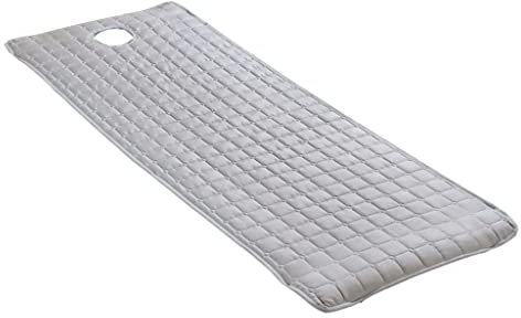 SM SunniMix Thicken Massage SPA Bed Sheet Cover Table Mattress Pad with Elastic Band and Face Breath Hole for Home Hotel Beauty Salon Cosmetic Bed - Grey, as described
