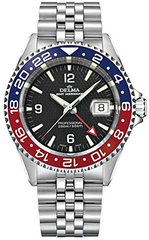 Delma Sportuhr - Herren Quarz, mit Edelstahlarmband 407053