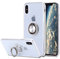 SORAKA Clear Case for iPhone X/iPhone XS with 360 Rotating Ring Holder Slim Fit Soft TPU Transparent Case with Metal Plate for Magnetic Car Phone Holder