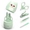YIVEKO Baby Nail Kit, 4-in-1 Baby Nagelpflegeset mit niedlichem Etui, Baby Nagelknipser, Schere, Nagelfeile & Pinzette, Baby Maniküre Kit und Pediküre Kit für Neugeborene, Säuglinge, Kleinkinder,