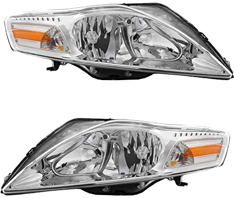 Halogen Scheinwerfer Set links & rechts Hauptscheinwerfer Frontscheinwerfer H7/H1 für Model Mondeo IV Turnier BA7