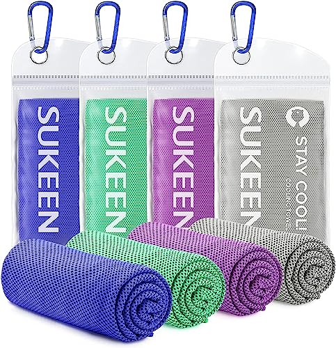 Kühltuch Set, kühlendes Handtuch Kühltücher Hals, Handtuch kühlend, Cooling Towel, Kühltücher Sport, Kühlendes Tuch, Eishandtücher für Wandern, Laufen, Tennis, Reisen,