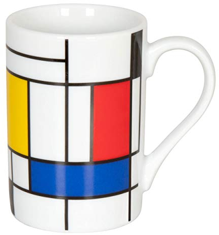 Könitz Bauhaus Hommage Large Fragments Mini Becher, Tasse, Espressotasse, Espresso, Porzellan, 80 ml, 11 1 353 1908