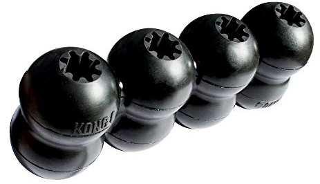 KONG Extreme Goodie Ribbon - Befüllbares Hundespielzeug aus Naturkautschuk - Für Mittelgroße Hunde