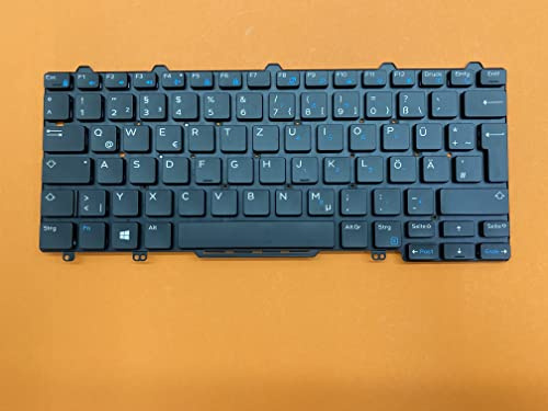 T-ProTek DE-Tastatur Keyboard Beleuchtung kompatibel für Dell XPS 12 (9250-0467)