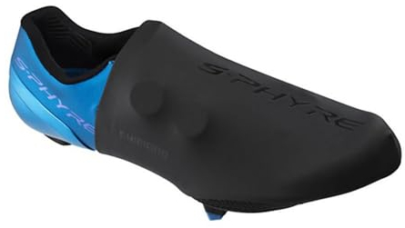 SHIMANO Scas43201 S-PHYRE Halbschuhüberzug, Schwarz, Größe S (37-39), S