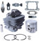 Haishine 44,7 mm Zylinderkit Kolben Zylinder Accessoires Teile für Stihl MS261 MS261C MS 261 Accessoires mit L7T Zündkerze Ersatzteile # 1141 020 1200 1141 020 1202