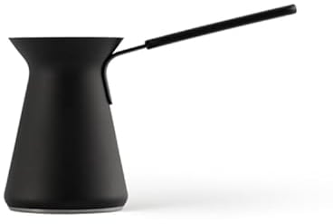 OTTO: Moderne türkische Kaffeekanne 550 ml, Edelstahl - BLACK - Funktioniert bei allen Herdarten