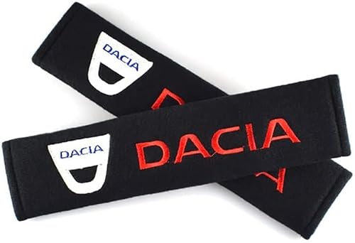 2 Pièces Housse Rembourrage Ceinture SéCurité pour Dacia Duster Logan Sandero Lodgy Stepway Mcv 2, Confort Respirant Amovible ProtéGer Les éPaulettes