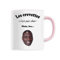 Mug Les crevettes c'est pas cher - Imprimé en France - Tasse originale en céramique - Cadeau Anniversaire Humour original rigolo (Rose)