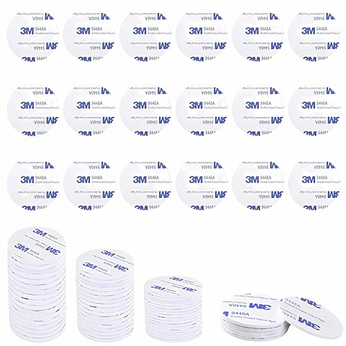 smartelf 100 Stück 3M Klebepads Doppelseitig Extra Stark, Doppelseitige Klebepads, Selbstklebende Pads Doppelseitig, Weiß Rechtecken Klebeband Extra Stark für Wände Boden Türen