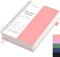 EMSHOI Notizbuch B5 Dotted, Spiralbindung, 150 Blatt/300 Seiten, 100 g/m² Premium-Papier, PVC-Hardcover – Ideal für Büro, Schule & kreatives Schreiben (19x25 cm, Rosa)