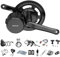 Bafang Mittelmotor 36V 250W BBS01B Ebike Umbausatz Elektrofahrrad Kit mit Optionales Ebike Display,Elektrofahrrad Umbausatz Motor für BB68mm, Keine Anzeige