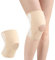 seaNpem Rodillera con estabilizadores laterales, rodillera fina y ajustable para mujer, 1 unidad (beige)
