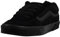 Vans Homme Baskets Caldrone en Daim/Maille, Black/Black, 42.5 EU
