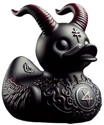 Armaturenbrett Ente Dekoration - Durablee Teufel Ente Auto Ornament Armaturenbrett Gothic Auto Ente Puppe | Auto Innenfigur Sammlerstück Kunst Skulptur Ente Figur Dekoration für Wohnzimmer,