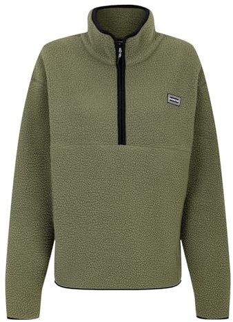 Dare2B Damen Womens Slide Out Fleece mit 1/2-Reißverschluss, Olivgrün, 42