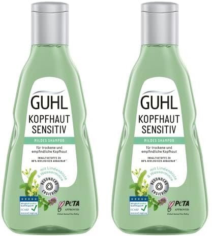 Guhl Kopfhaut Sensitiv Shampoo - Inhalt: 250 ml - Haartyp: alle (Packung mit 2)