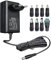 Adaptateur d'alimentation 9 V 1 A/1 000 mA 1,8 m, Prise Adaptateur de Commutation AC 100-240 V vers DC 9 V 1 A 9 W avec 8 Embouts interchangeables pour appareils 9V, certifié CE