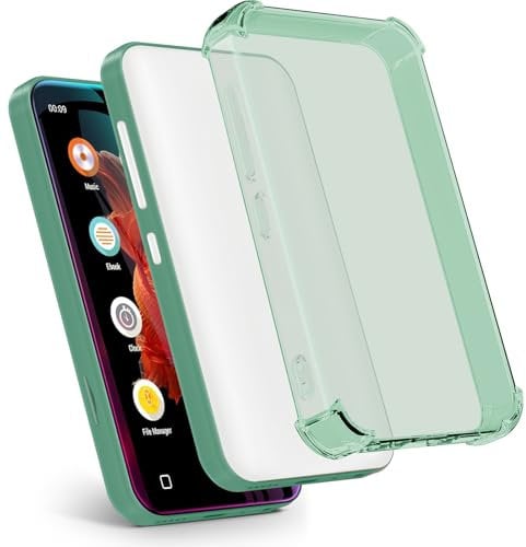 Aippdo Case for innioasis G1 G3 Mp3 Player,TPU Clear Cover for Mp3 Player Anti-Scratch Shock Absorption 4.0 inch Case Crystal Clear.