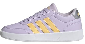 adidas Unisex Kids BREAKNET 3.0 Shoes Junior, ice Lavender/FTWR White/Ice Tangerine, 5 UK