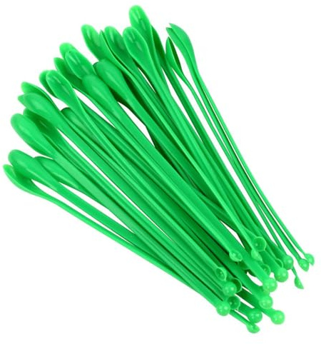 50PCS Spatola Da Laboratorio a Doppia Estremità Cucchiaio Da Laboratorio Spatola Da Laboratorio Campionatore Per Misurazione Precisione Reagenti Chimici