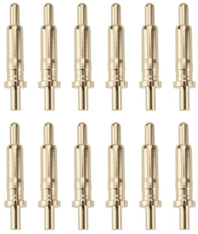 Be In Your Mind 100 Stück 9,5 Mm Stromprüfspitzen Pogo-Pins Stecker 24 VDC 1,5 A für Mobiltelefone Kommunikation Automotive