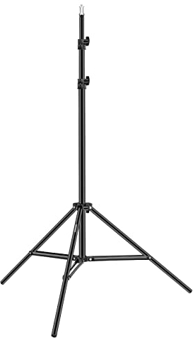 Neewer Fotografie-Lichtstativ, 3-6.6ft/92-200cm verstellbarer stabiler Stativständer für Reflektoren, Softboxen, Lichter, Regenschirme, Tragfähigkeit: 17,6lb/8kg